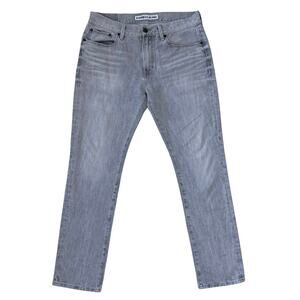 Express Men's Jeans Rocco Slim Fit Skinny Leg Denim Pants Size 34 x 34 Gray